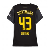 Camiseta Borussia Dortmund Jamie Bynoe-Gittens #43 Segunda Equipación Replica 2024-25 para mujer mangas cortas